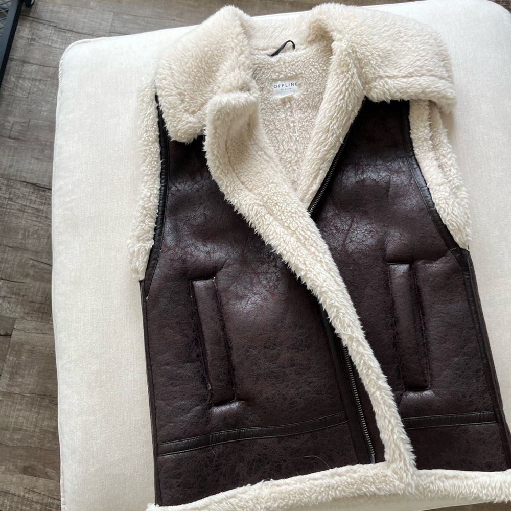 Brown Puffer Jacket – Offline (Never Worn!) size L